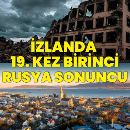 İzlanda birinci, Rusya sonuncu