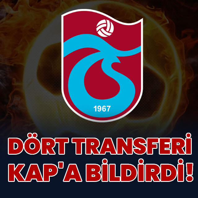 Trabzonspor'dan 4 transfer birden!