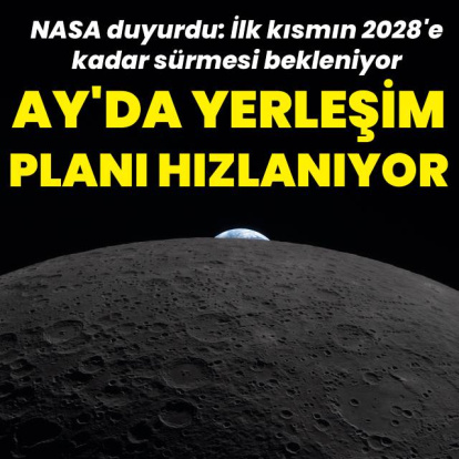 Ay'da kalıcı yerleşim planı hızlanıyor