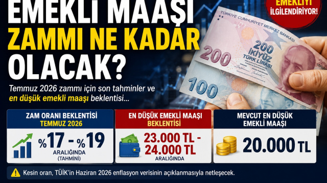 Emekli maaşı zammı ne kadar olacak?
