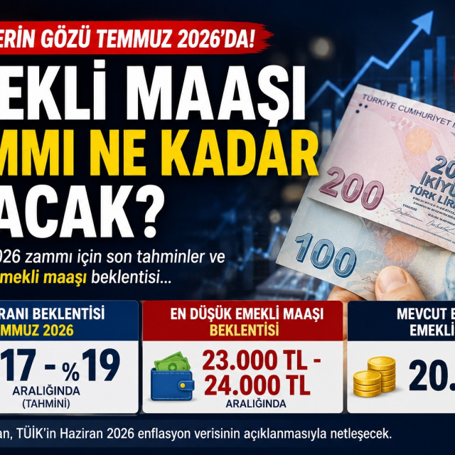 Emekli maaşı zammı ne kadar olacak?