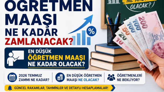 Öğretmen maaşı ne kadar olacak?