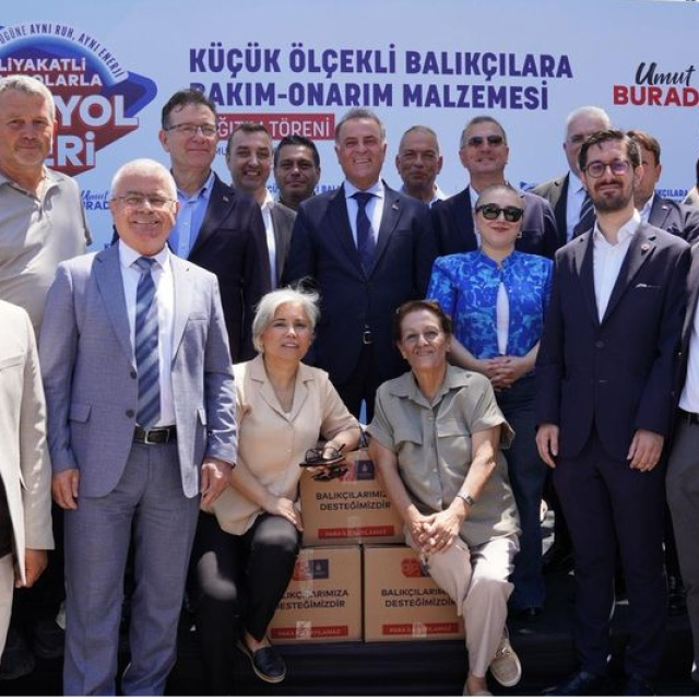 İBB'den balıkçılara malzeme desteği