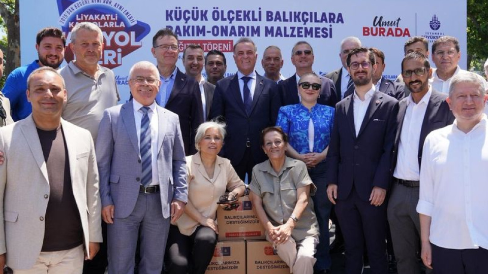 İBB'den balıkçılara malzeme desteği