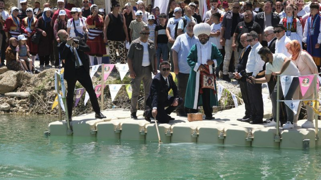 Göle maya çalma töreniyle festival başladı