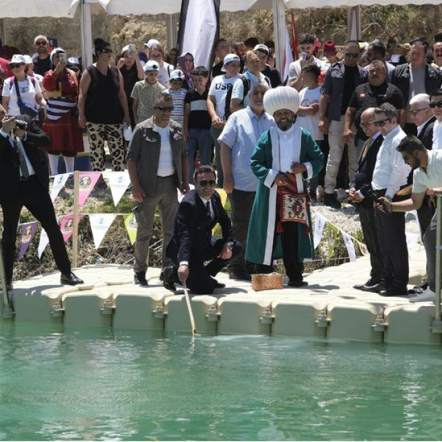 Göle maya çalma töreniyle festival başladı