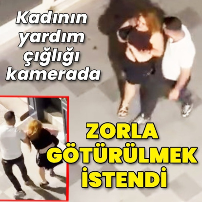Yardım çığlığı kamerada