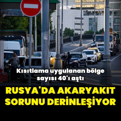 Rusya'da akaryakıt satış kısıtlamaları yayılıyor