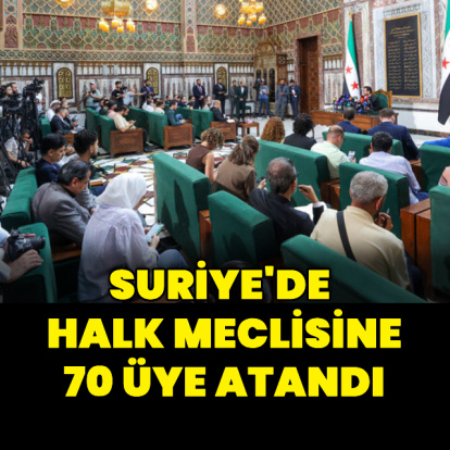 Suriye'de Halk Meclisine 70 üye atandı