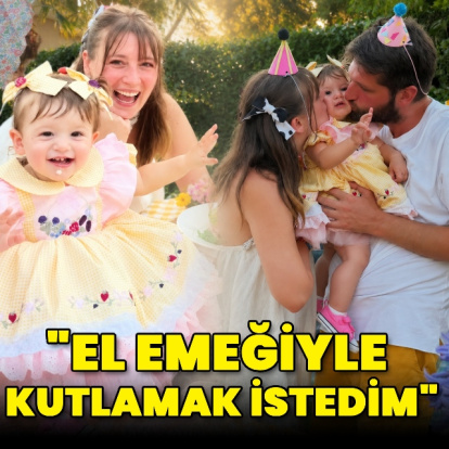 "El emeğiyle kutlamak istedim"