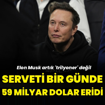 Elon Musk trilyoner statüsünü kaybetti