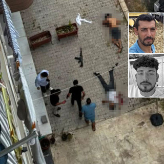 Yerde yatan baba ile oğlu! Aynı silahla öldürüldüler!