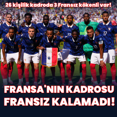 Fransa'da sadece 3 Fransız kökenli var!