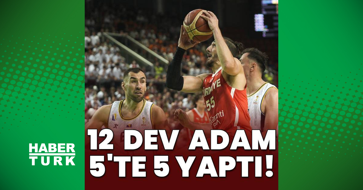 12 Dev Adam 5'te 5 Yaptı