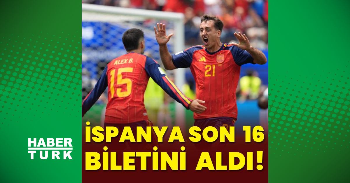 İspanya, son 16 biletini aldı!