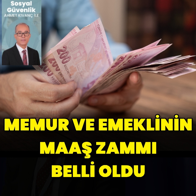Maaş zamları belli oldu