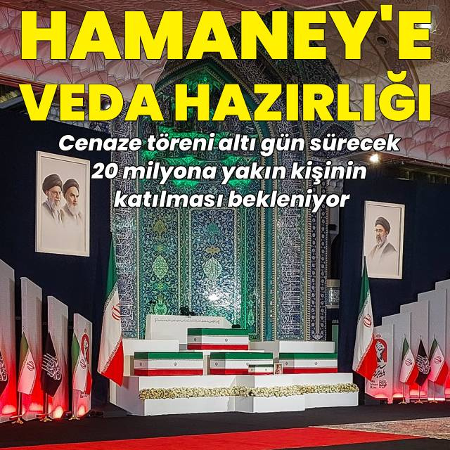 Hamaney'e veda hazırlığı
