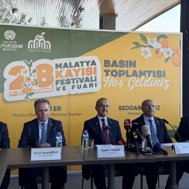 Malatya 28. Kayısı Festivali hazırlıkları başladı