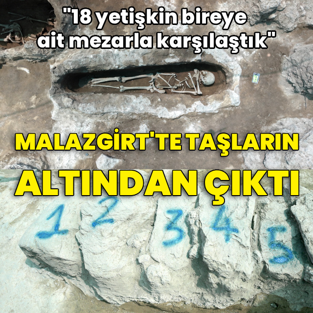 Malazgirt'te taşların altından çıktı!