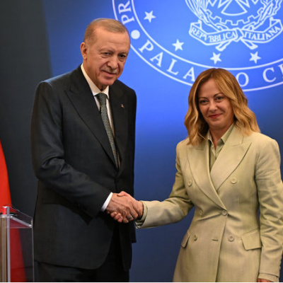 Cumhurbaşkanı Erdoğan, Meloni ile görüştü