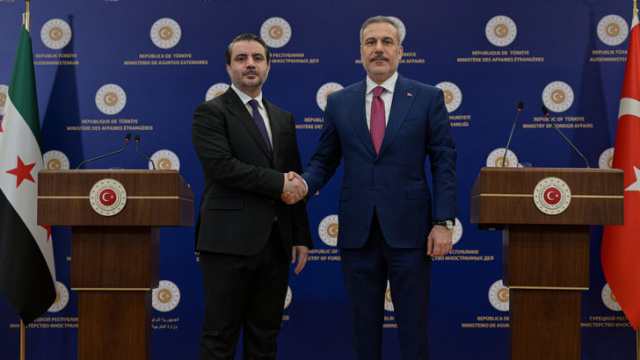 Bakan Fidan, Suriyeli mevkidaşı ile görüştü