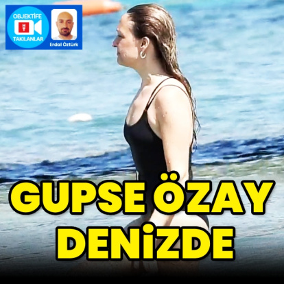 Gupse Özay denizde