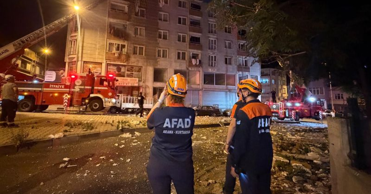 Tekirdağ'da apartmanda patlama: 1 ölü