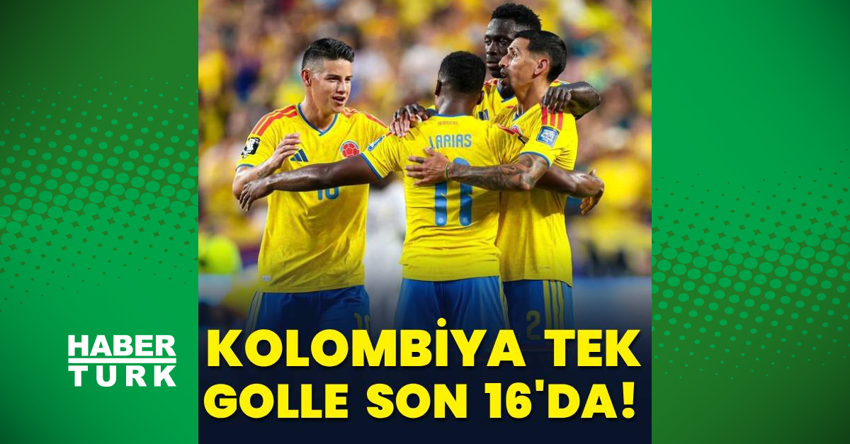 Kolombiya tek golle son 16'da!