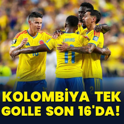 Kolombiya tek golle son 16'da!