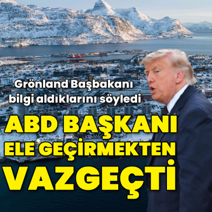 Trump Grönland'ı ele geçirmekten vazgeçti