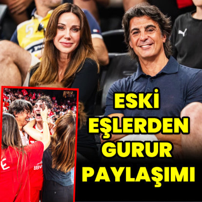 Eski eşlerden gurur paylaşımı