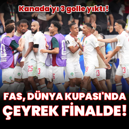Fas, Dünya Kupası'nda çeyrek finalde!