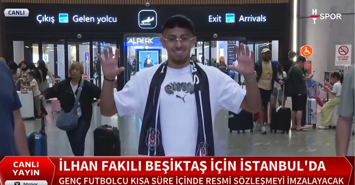 İlhan Fakılı, Beşiktaş için İstanbul'da