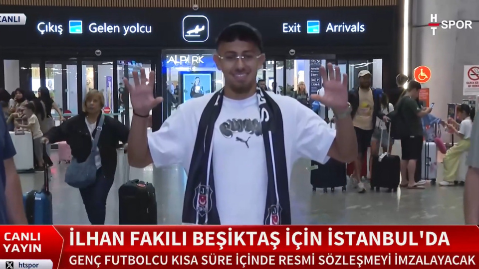 İlhan Fakılı, Beşiktaş için İstanbul'da!