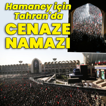 Hamaney için Tahran'da cenaze namazı kılındı