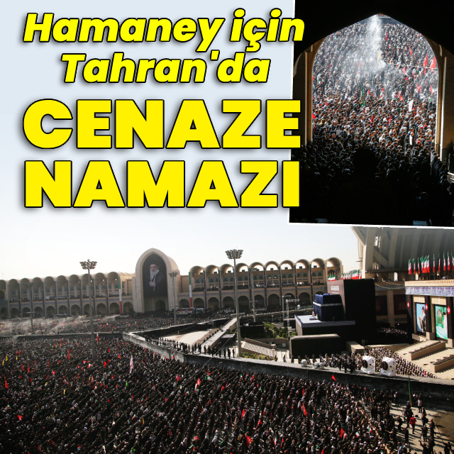 Hamaney için Tahran'da cenaze namazı kılındı