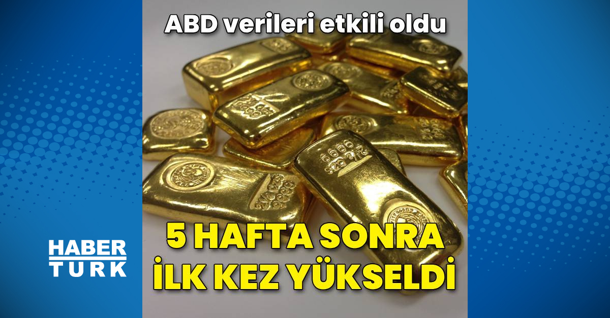5 haftanın ardından altında ilk haftalık yükseliş