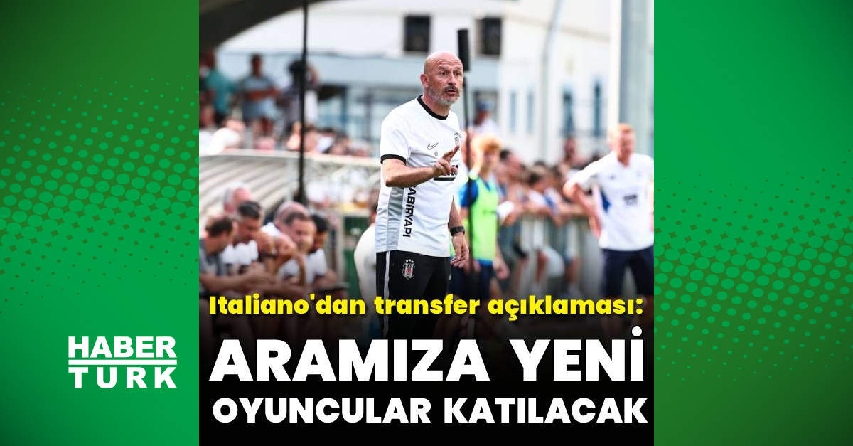 Italiano'dan transfer açıklaması: Kulüp çok hırslı