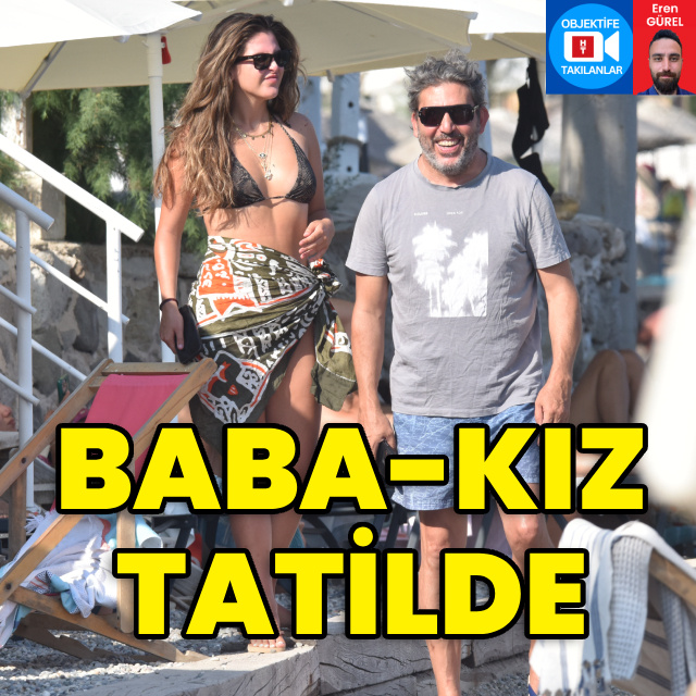 Baba-kız tatilde