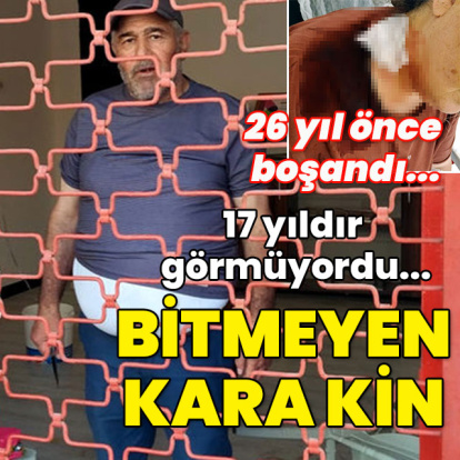 26 yıl önce boşandı... 17 yıldır görmüyordu... Bitmeyen kara kin!