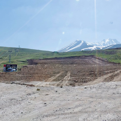 Erciyes'in Develi Kapısı'na yürüyen bant
