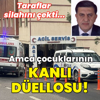 Taraflar silahını çekti... Amca çocuklarının kanlı düellosu!