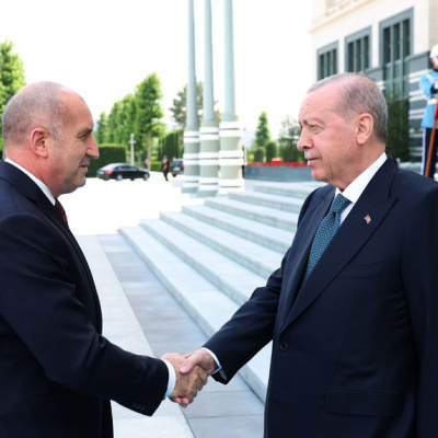 Cumhurbaşkanı Erdoğan Radev'i kabul etti