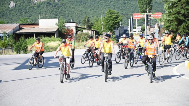 Seydişehir'de bisiklet festivali sona erdi