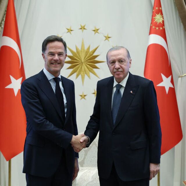Cumhurbaşkanı Erdoğan, Rutte ile görüştü