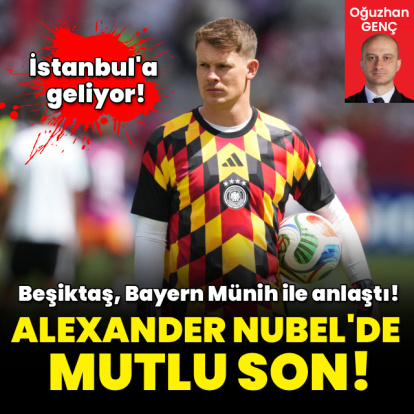 Alexander Nübel'de mutlu son!