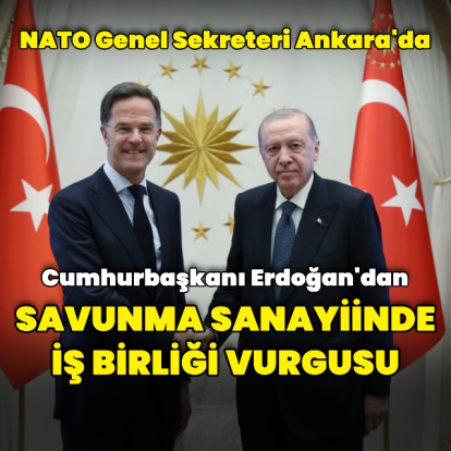 Cumhurbaşkanı Erdoğan, Rutte ile görüştü