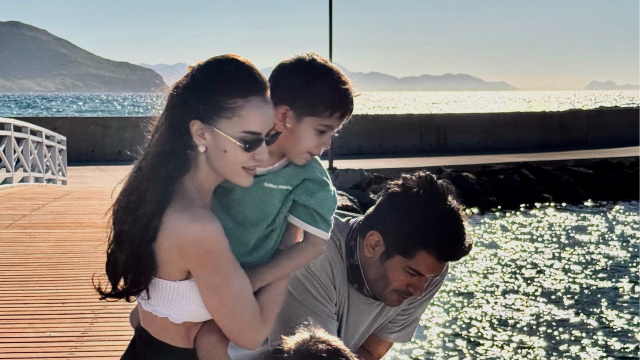 Fahriye Evcen'den tatil paylaşımı