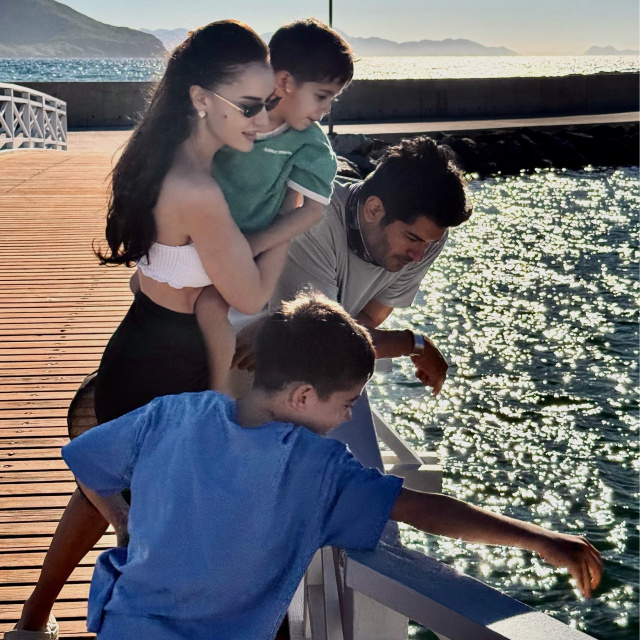 Fahriye Evcen'den tatil paylaşımı