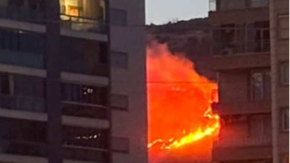 İzmir'de yangına müdahale